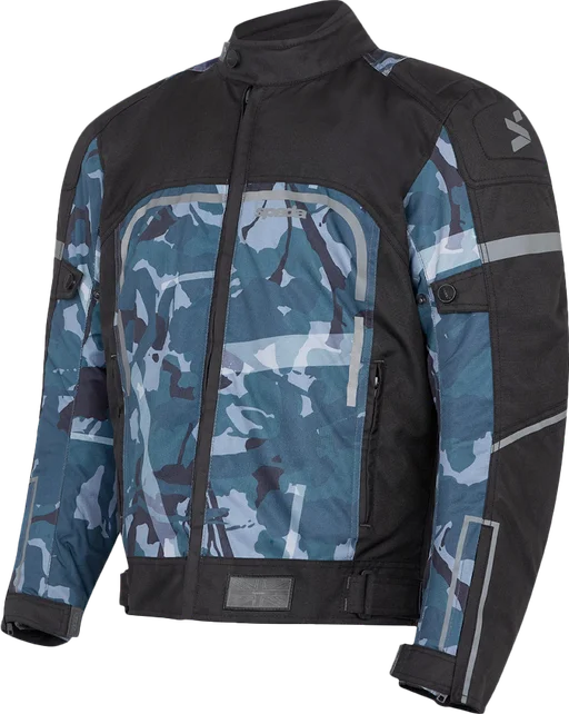Spada Calgary CE Jacket - Black/Green Camo