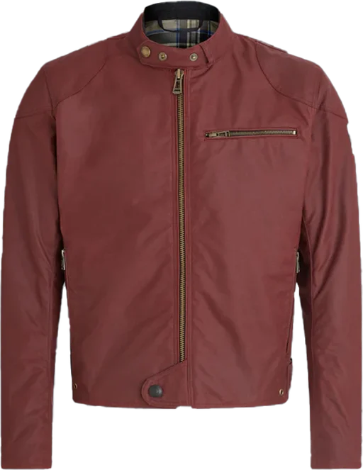 Belstaff Ariel AA Jacket TechWax 8oz - Racing Red