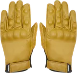 Spada Wyatt Tan Leather Motorcycle Gloves — view 2 of 4
