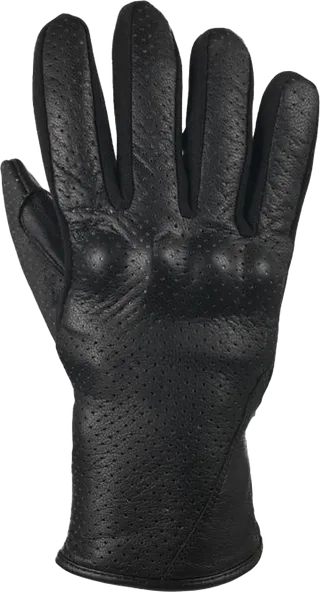 Bike It CGA Cruiser Gloves Air Leather Gloves - Black