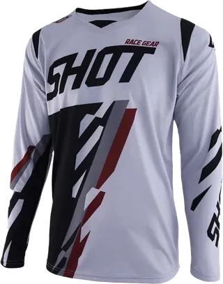 Shot Contact Score MX Jersey - Grey/Burgundy