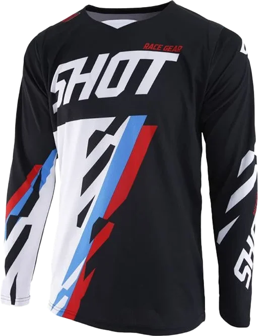 Shot Contact Score MX Jersey - Black/Blue/Red