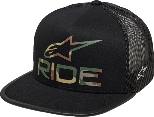 Alpinestars Ride 4.0 Camo Trucker Cap - Black