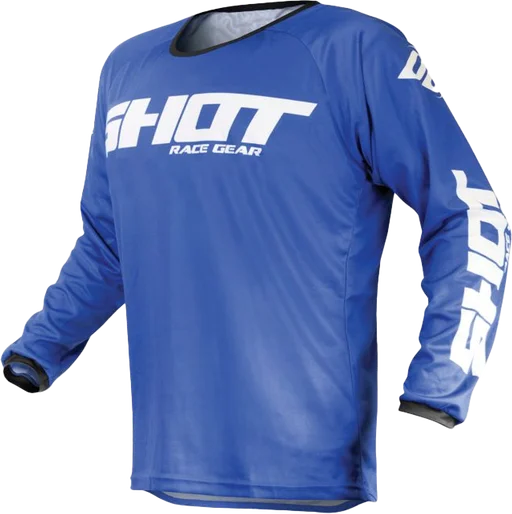 Shot Devo Raw MX Jersey - Raw Blue/White