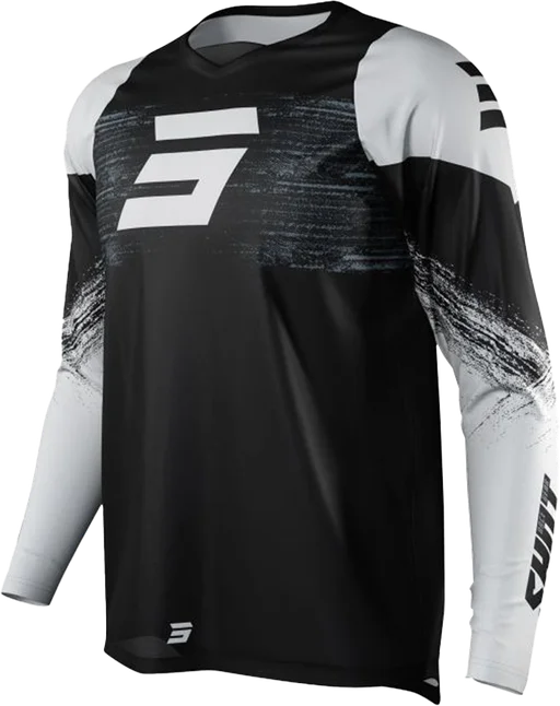 Shot Raw MX Jersey - Burst Black