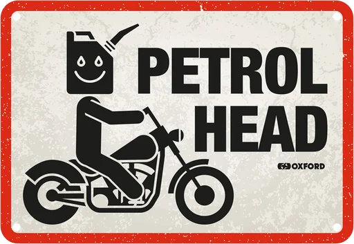 Oxford Garage Metal Sign - Petrol Head: 20X30CM