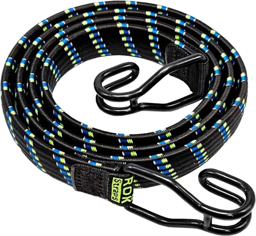 Rok Straps H/D Stretch 25mm x 90cm - Black/Blue/Green/Reflective