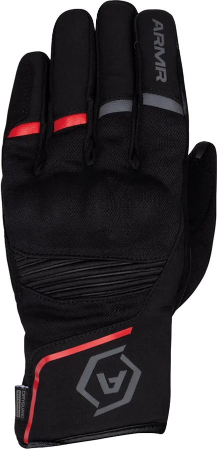 Armr Eyoshi 3.0 Waterproof Gloves - Black/Red