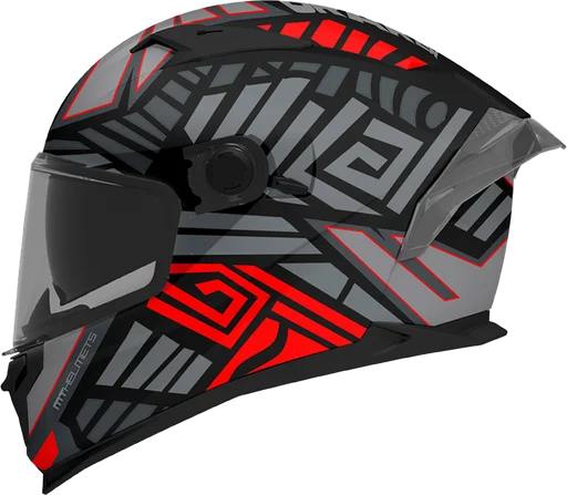 MT Braker SV Zebra B5 - Matt Black/Red