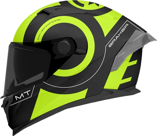 MT Braker SV Inox A3 - Matt Black/Fluo Yellow