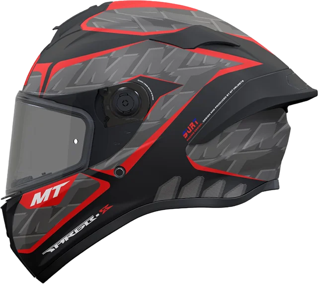 MT Targo S Surt B5 - Matt Black/Grey/Red, Matt Black/Grey/Red