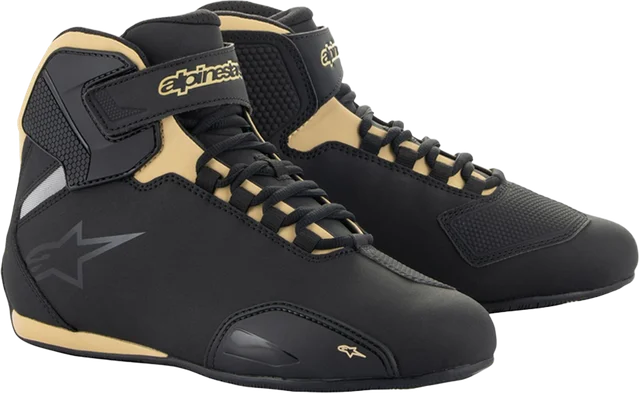 Alpinestars Sektor Ladies Shoes - Black/Champagne, Black/Champagne