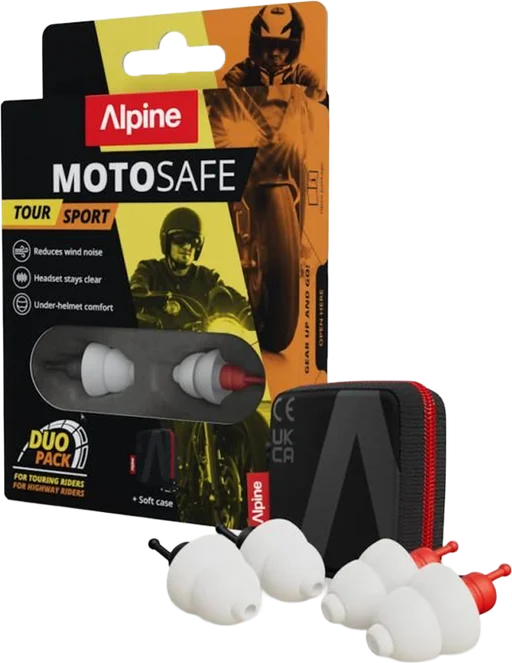 Alpine Motosafe Duo Pack Earplugs