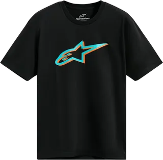 Alpinestars Ageless Shadow CSF T-Shirt - Black/Turquoise