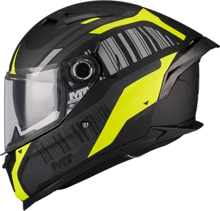 MT Braker SV Cockpit - Matt Black/Fluo Yellow