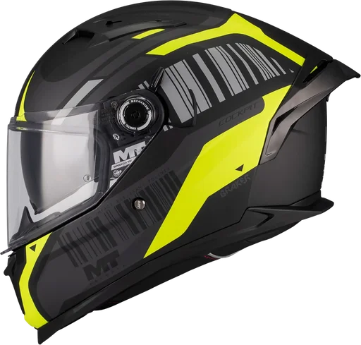 MT Braker SV Cockpit - Matt Black/Fluo Yellow