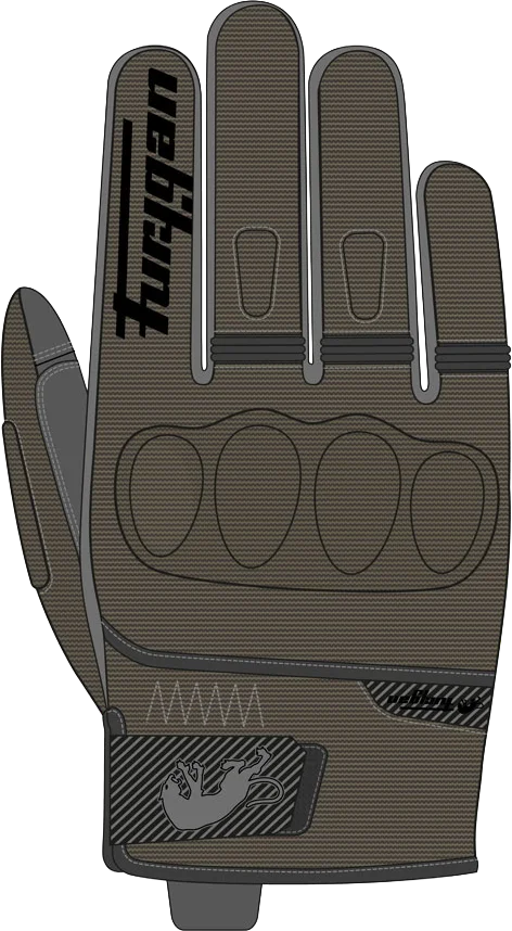Furygan Jet Evo All Seasons D3O Gloves - Khaki