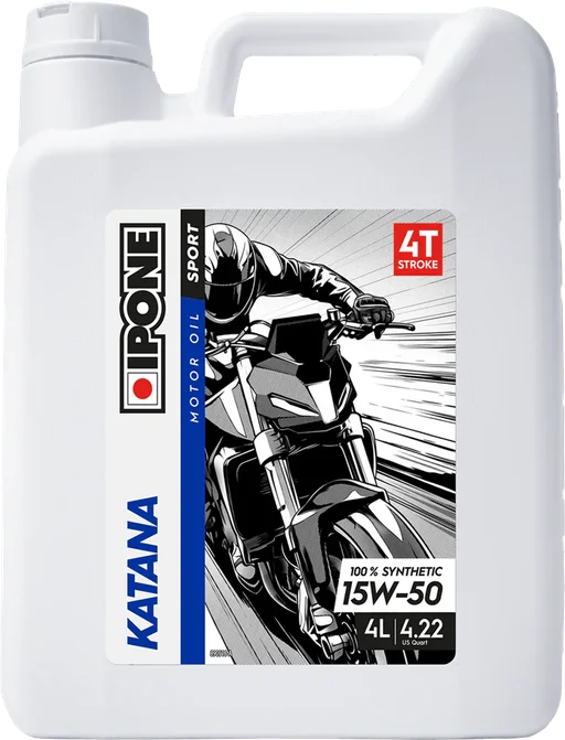 Ipone Moto 4 Stroke Katana 15W-50 4 Ltr