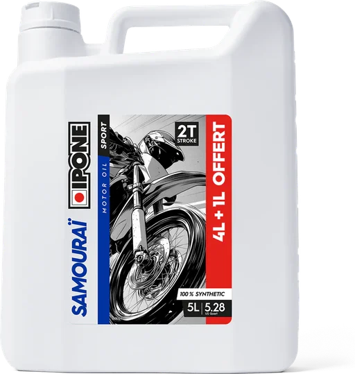 Ipone Moto 2T Samourai Promo 4+1 Ltr