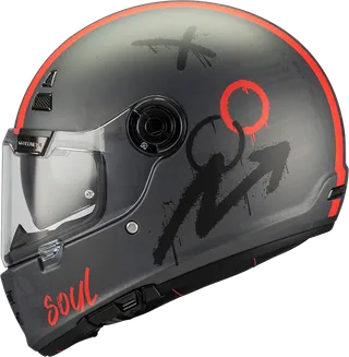 MT Jarama SV Papercut - Matt Black/Red