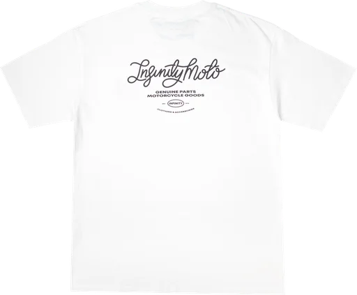 Infinity Lasso Tee - White