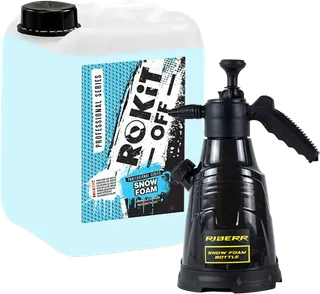 ROKiT OFF 5 Litre Snow Foam + Snow Foam Bottle