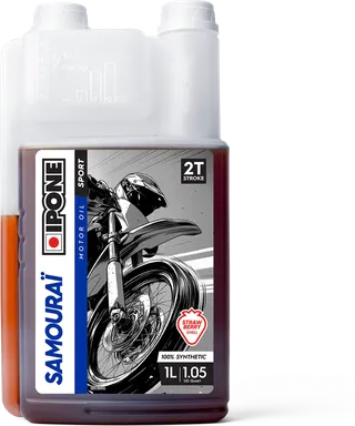Ipone Moto 2T Samourai Strawberry 1 Ltr