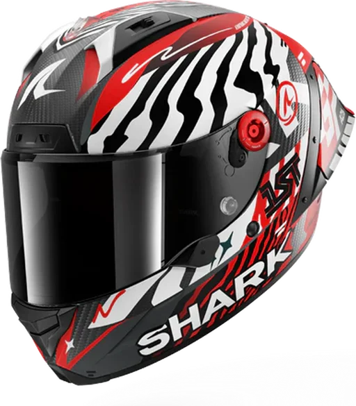Shark Aeron-GP FIM 2 Zarco FR 26 DUR - Carbon/White/Red