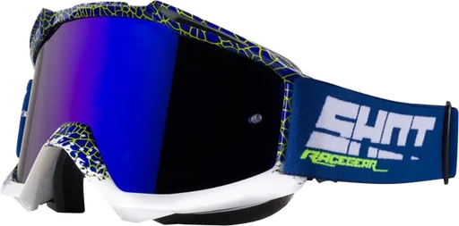 Shot Iris MX Goggles - Dunke Blue/Yellow
