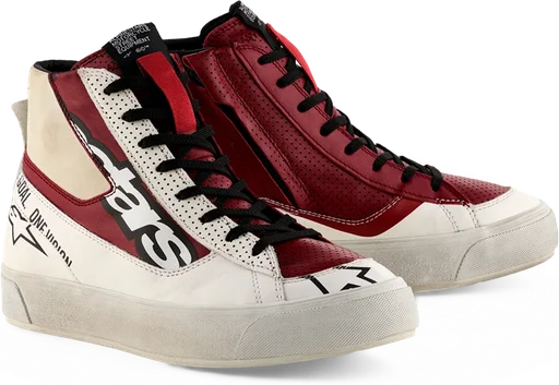 Alpinestars Stated Flair Ladies Shoes - White/Rio Red