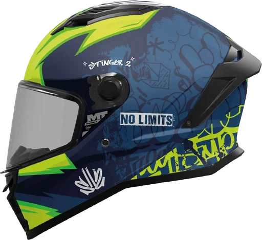 MT Stinger 2 Tagger - Matt Blue/Fluo Yellow