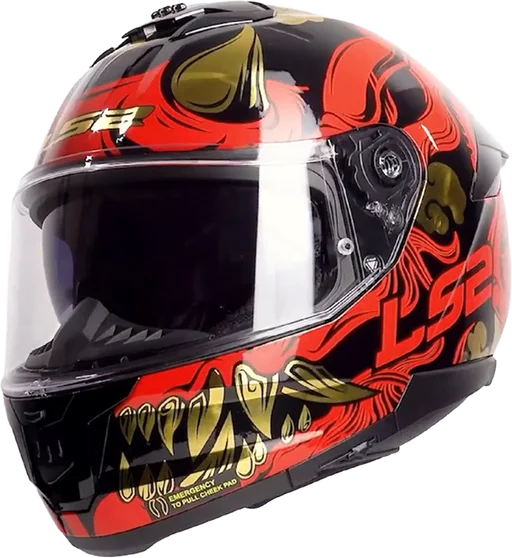 LS2 Stream 2 Drako - Black/Red