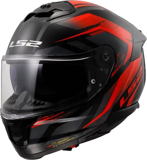 LS2 Stream 2 Fury - Black/Red