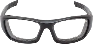 Ugly Fish RS303 Bullet Safety Glasses - Matt Black/Clear
