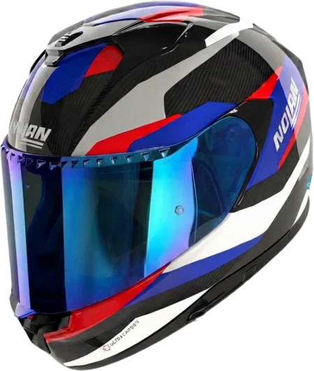 Nolan X-904 UC Calibro Quin 356 - Red/Blue/Grey/Black/White