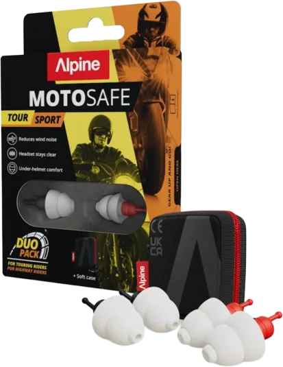 Alpine Motosafe Duo Pack Earplugs