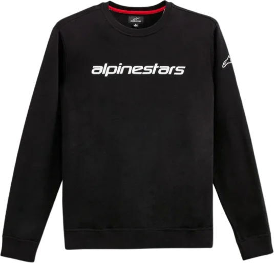 Alpinestars Linear Crew v3 Fleece - Black/White, Black