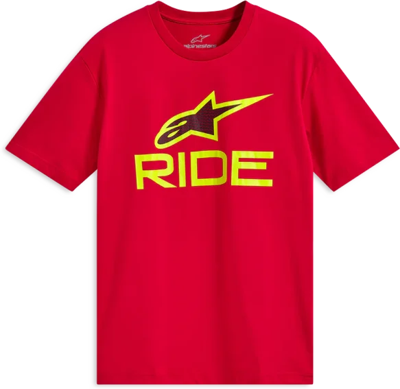 Alpinestars Ride 4.0 CSF T-Shirt - Red/Hi Vis Yellow/Black, Red