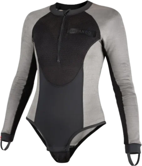 Pando Moto Bia (AAA) Ladies Protective Body - Grey/Black