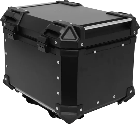 Bike It Rigid Aluminium 36L Top Box, Black