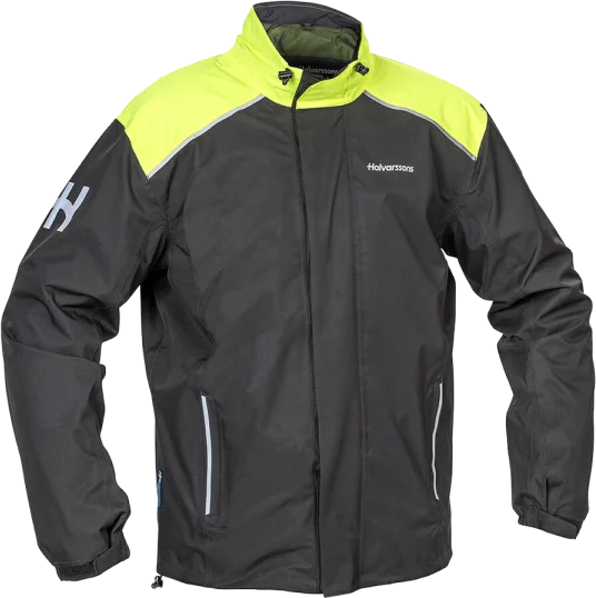Halvarssons Bofallet Rain Jacket - Black/Yellow, black/yellow