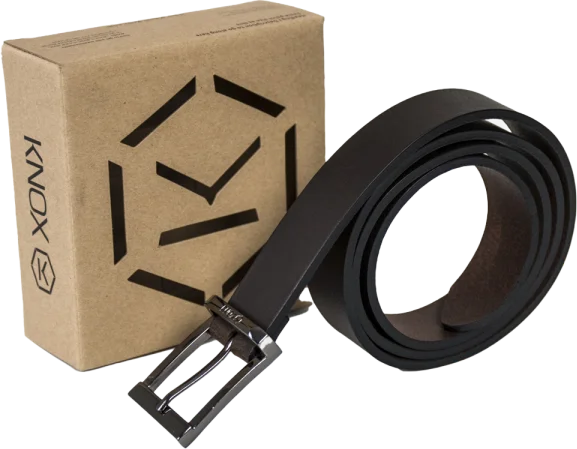 Knox Leather Mens Belt - Brown