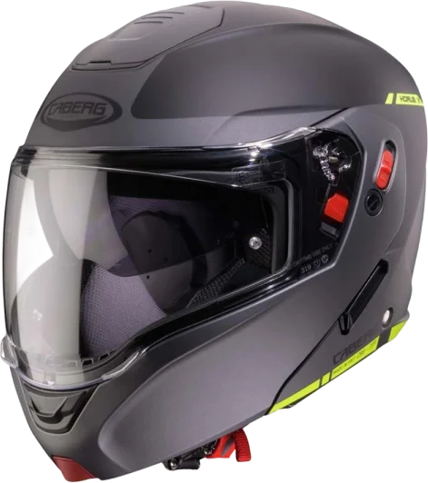 Caberg Horus X Ray - Black/Grey/Fluo Yellow, Ray Matt Black / Grey / Fluo Yellow