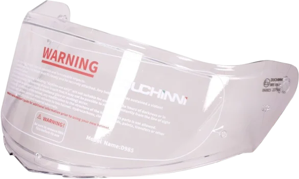 Duchinni D985 Visor - Clear, Clear
