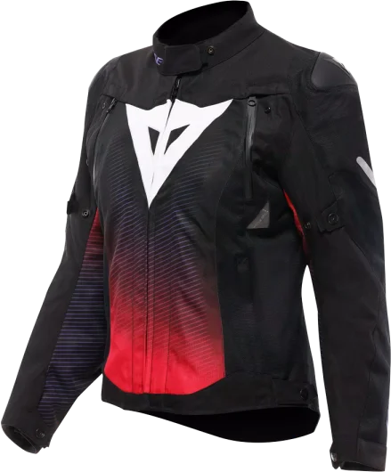 Dainese Super Sprint Ladies Jacket - Black/Fuchsia/White, Black/Fuchsia/White