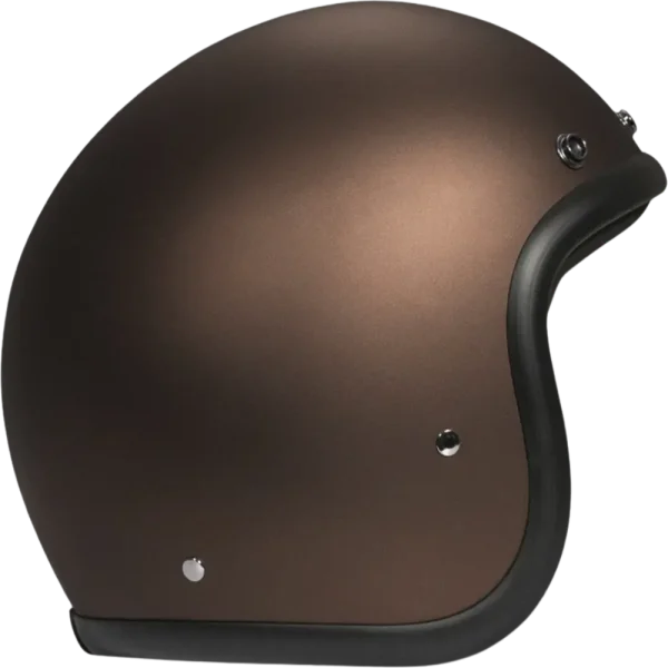 Dmd Jet Retro Caffe Helmet, Brown