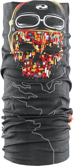 Held Had Coolmax Neck Tube - Design Skull, Black