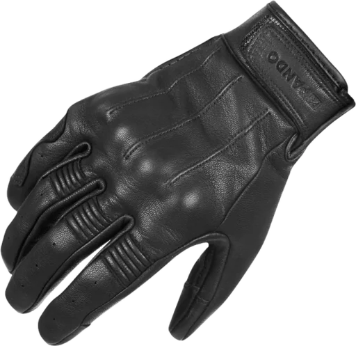 Pando Moto Ivy Leather Gloves - Black