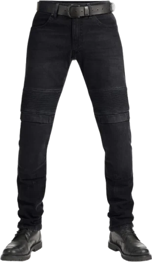 Pando Moto Karl Devil AAA Slim Jeans - Black