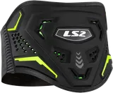 LS2 Koku Kidney Belt - Black/Hi-Vis Yellow — view 1 of 3